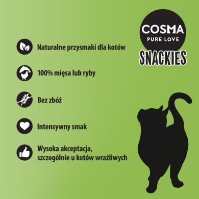 Cosma snackies 23g wołowina