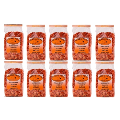 Herbal 10 x opakowanie 125g marchewka suszona