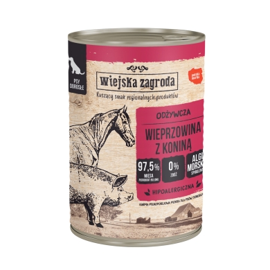 Wiejska Zagroda 400g wieprzowina konina