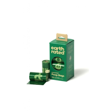 Earth Rated woreczki bezzapachowe BIO x8 rolek