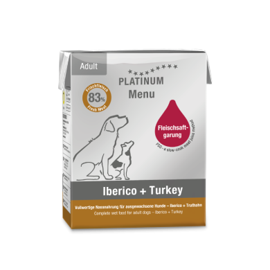 Platinum Menu wieprzowina iberico z indykiem 375g