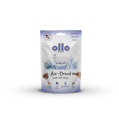 Ollo air-dried lamb strips przysmak 100% jagnięciny 80g